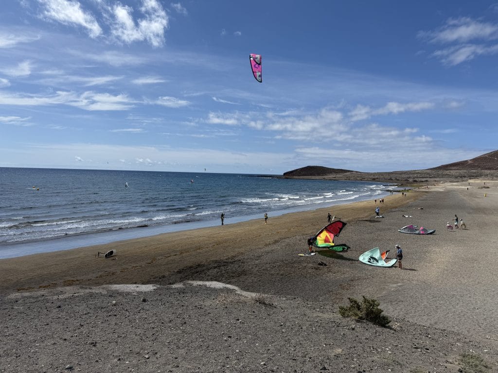La plage d'El Médano à Tenerife