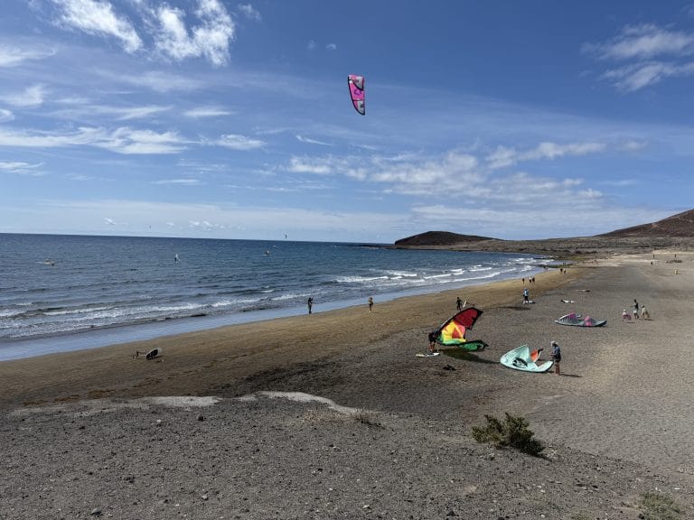Surf et Kitesurf sur la plage d'El Medano