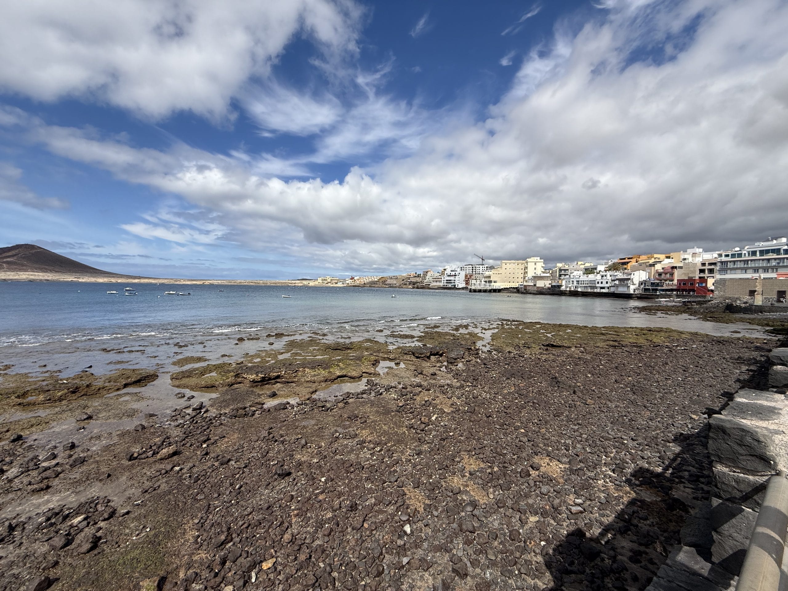 La vile El Medano au sud de Tenerife