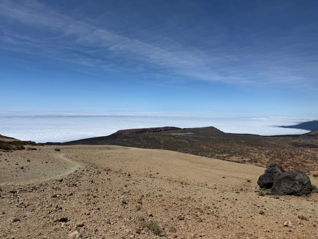Paysage volcanique du parc national du Teide