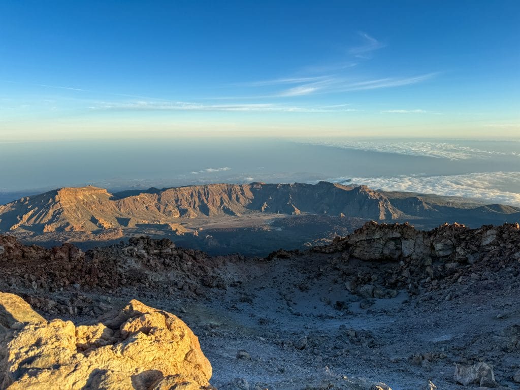 Le sommet du Teide à Tenerife