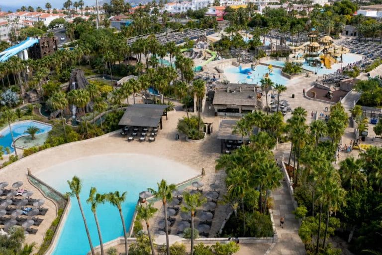 Vue aérienne d'Aqualand Costa Adeje, Tenerife