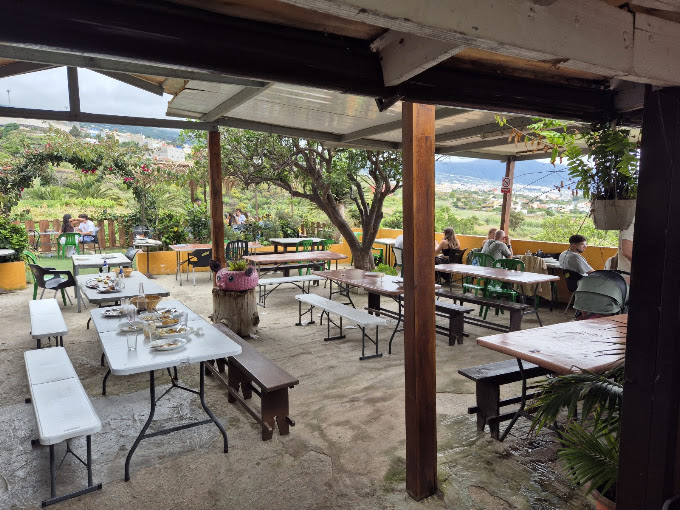 Guachinche El Cubano a La Orotava, plats canariens