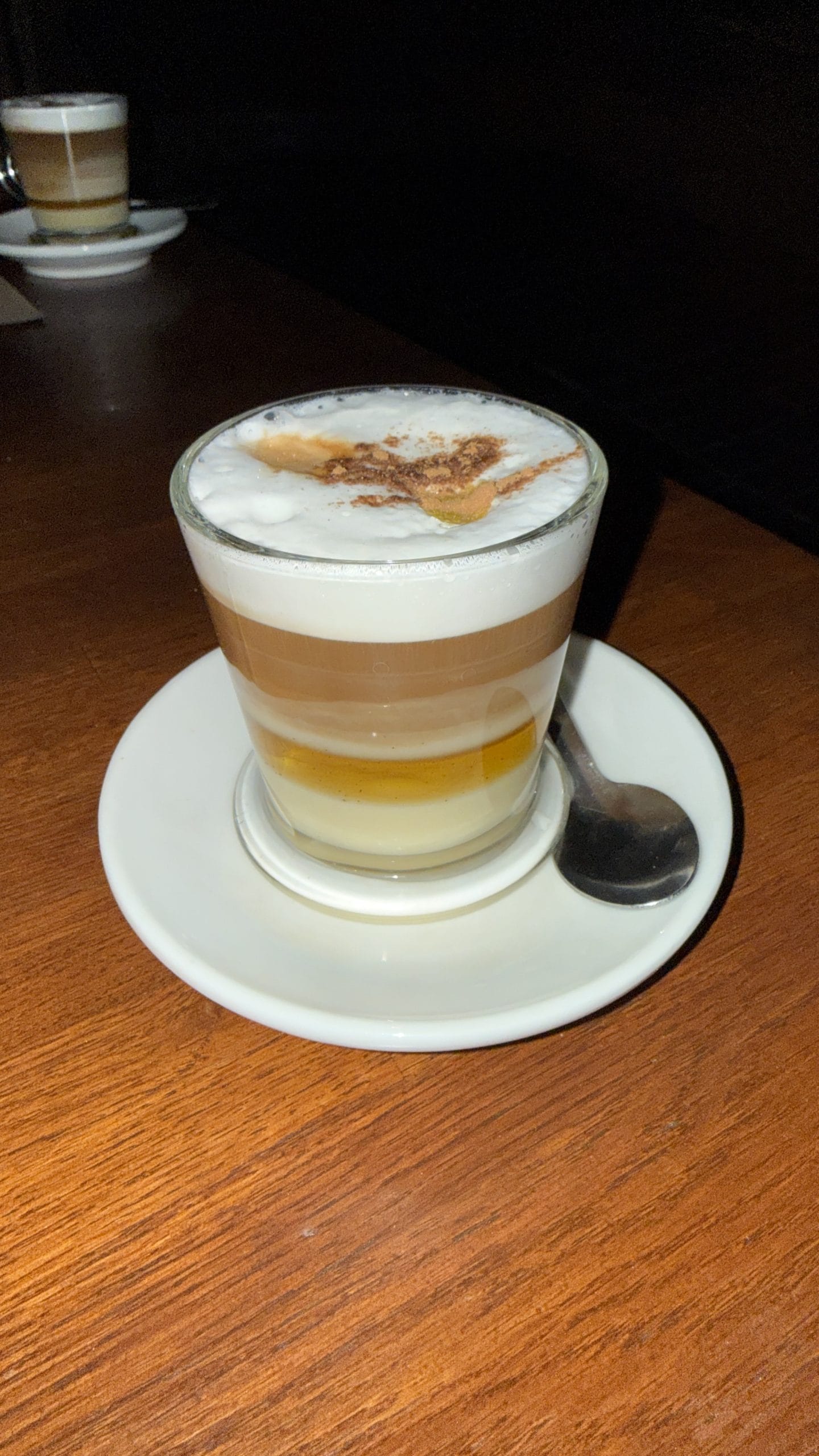 Barraquito, café traditionnel canarien, servi à Las Goteras