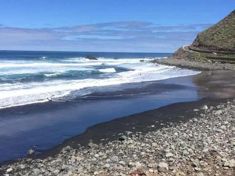 Vagues et courants à la Playa de Almáciga