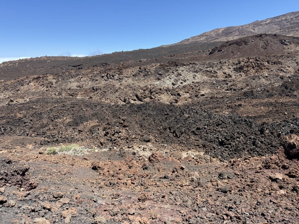 Paysage volcanique brut du secteur de Cuevas Negras