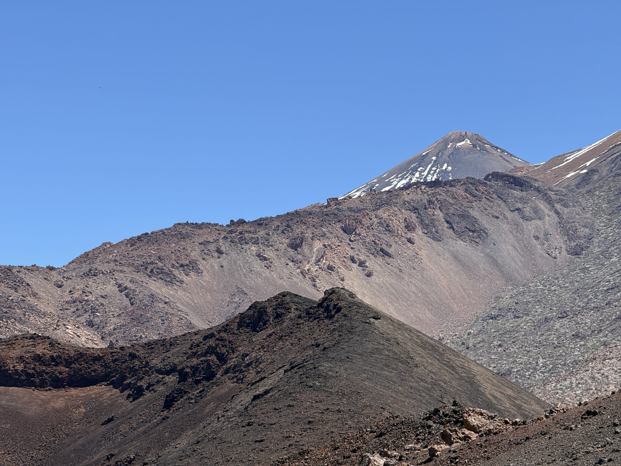 Paysage volcanique avec vue sur le Teide, secteur Samara - Cruz de Tea, Tenerife