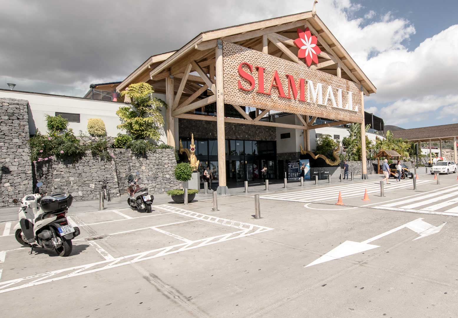 Façade du Siam Mall à Adeje, Tenerife