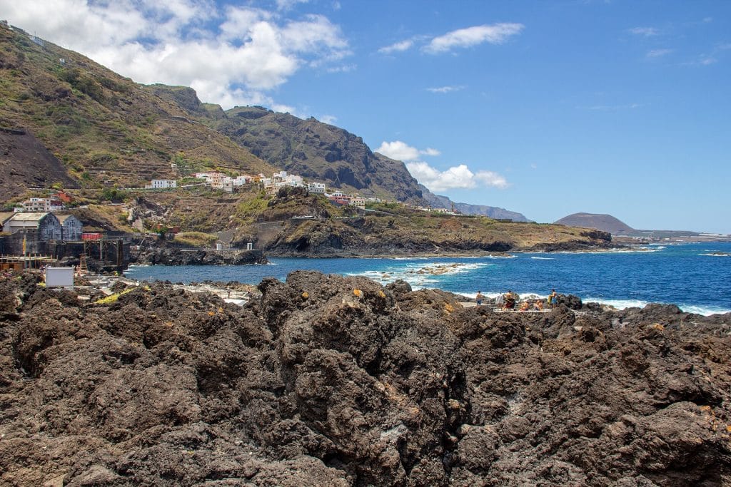La côte de lave de Garachico à Tenerife
