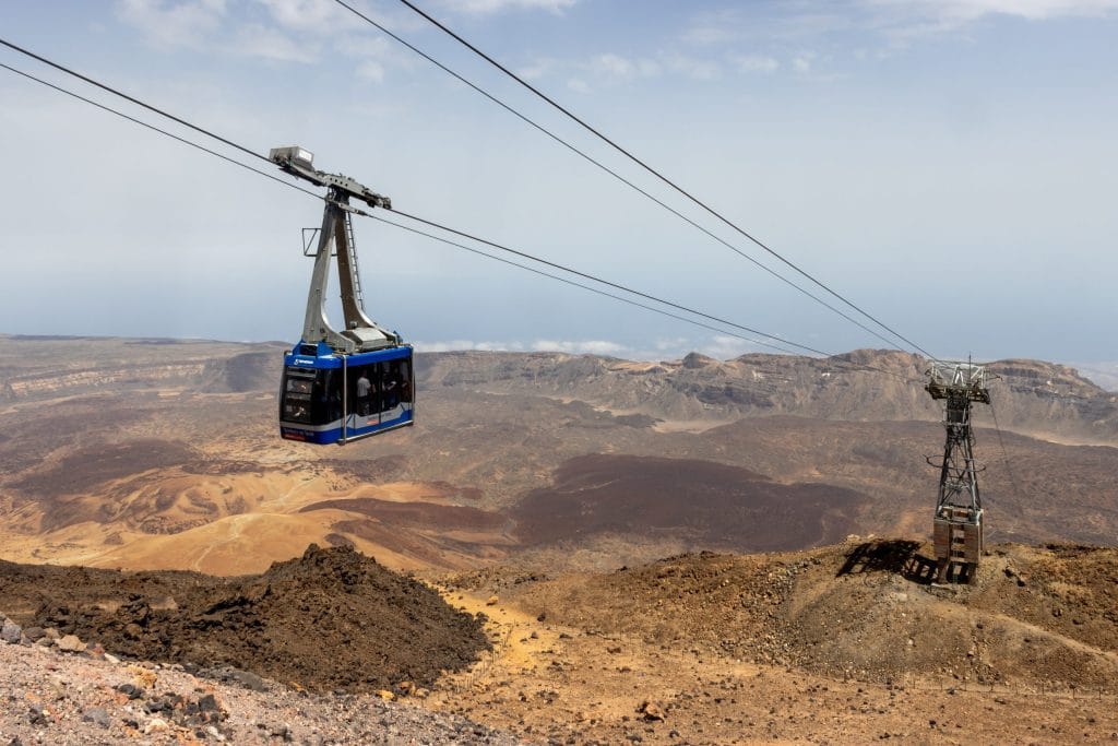 Le téléphérique du Teide à Tenerife